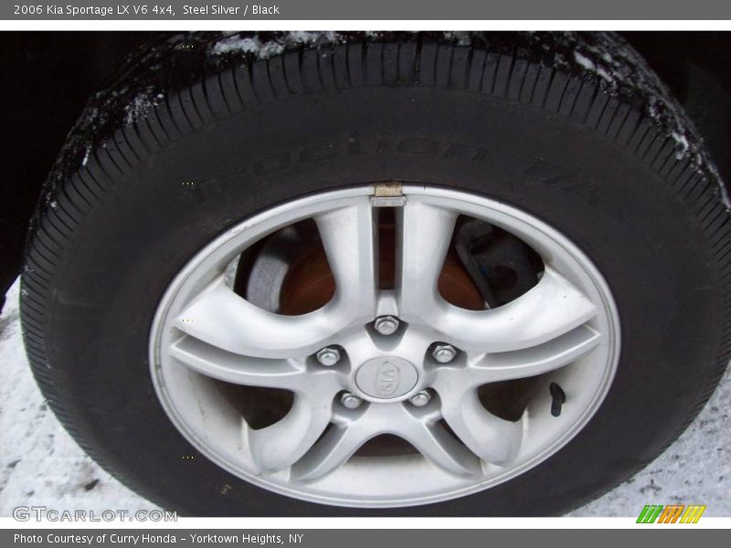 Steel Silver / Black 2006 Kia Sportage LX V6 4x4