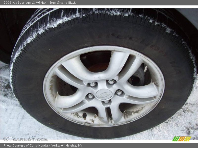 Steel Silver / Black 2006 Kia Sportage LX V6 4x4