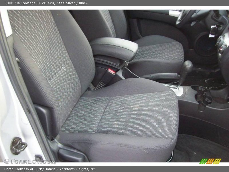 Steel Silver / Black 2006 Kia Sportage LX V6 4x4