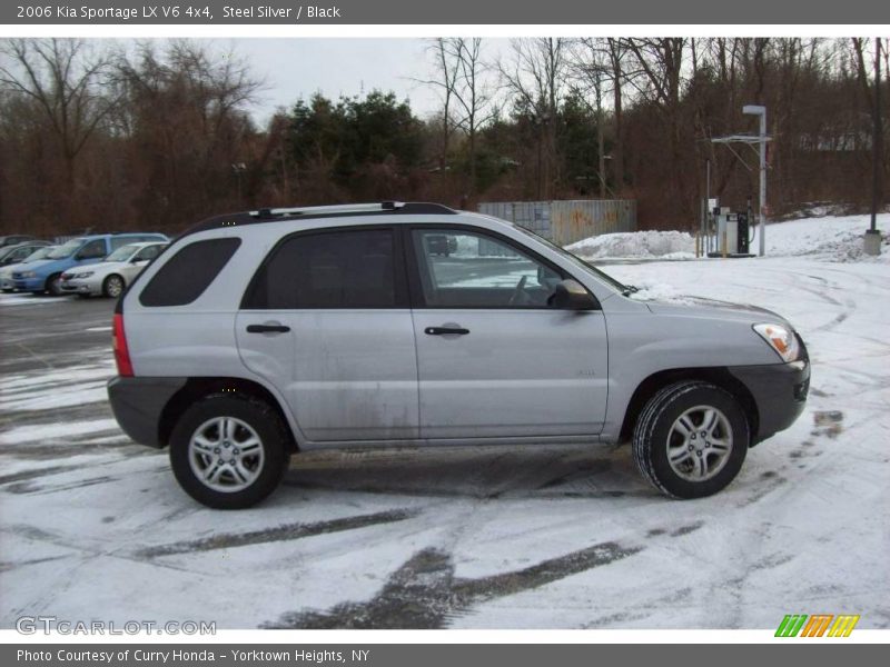 Steel Silver / Black 2006 Kia Sportage LX V6 4x4