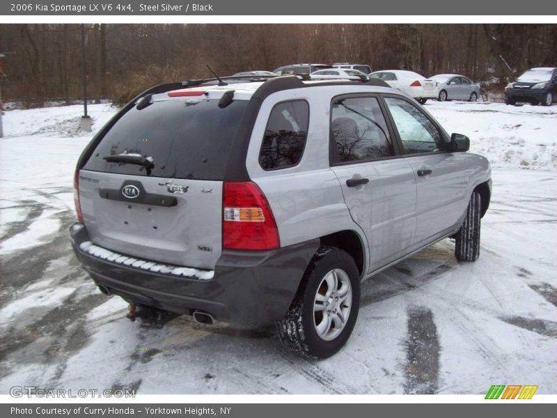Steel Silver / Black 2006 Kia Sportage LX V6 4x4