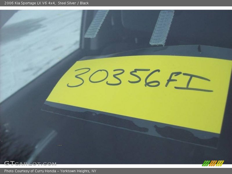 Steel Silver / Black 2006 Kia Sportage LX V6 4x4