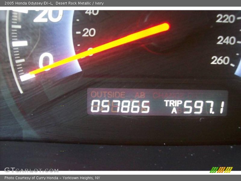 Desert Rock Metallic / Ivory 2005 Honda Odyssey EX-L