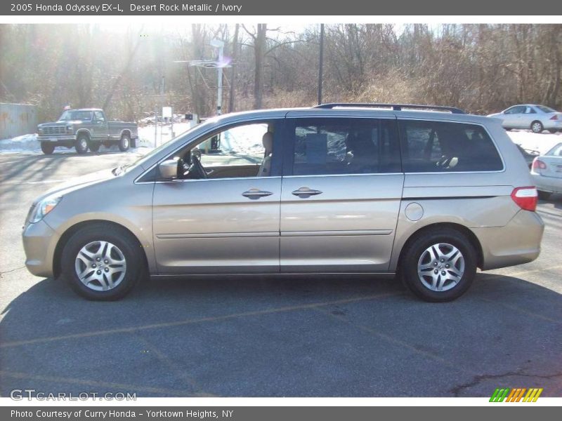 Desert Rock Metallic / Ivory 2005 Honda Odyssey EX-L