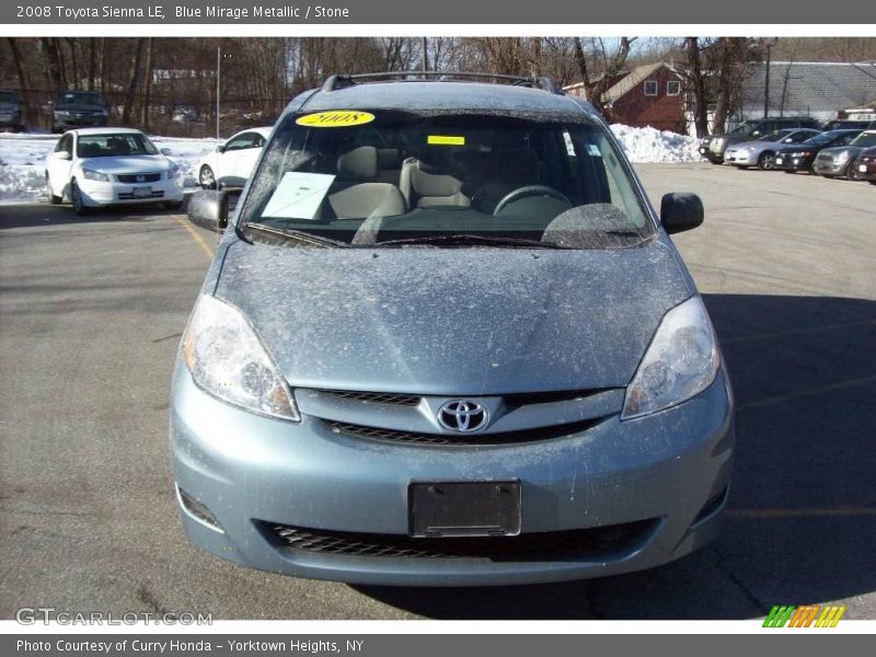Blue Mirage Metallic / Stone 2008 Toyota Sienna LE