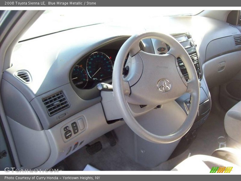 Blue Mirage Metallic / Stone 2008 Toyota Sienna LE
