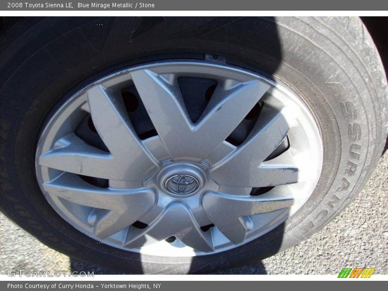 Blue Mirage Metallic / Stone 2008 Toyota Sienna LE
