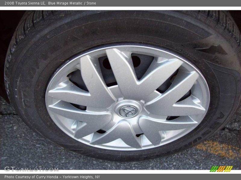Blue Mirage Metallic / Stone 2008 Toyota Sienna LE