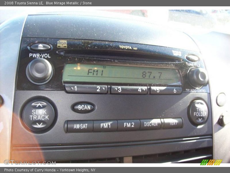 Blue Mirage Metallic / Stone 2008 Toyota Sienna LE