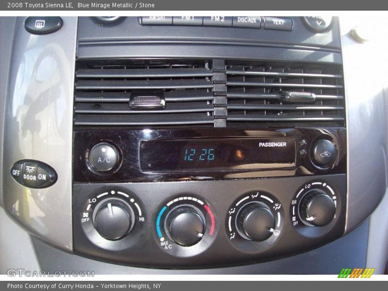 Blue Mirage Metallic / Stone 2008 Toyota Sienna LE