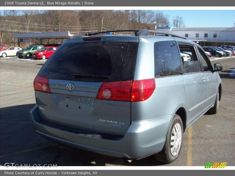 Blue Mirage Metallic / Stone 2008 Toyota Sienna LE