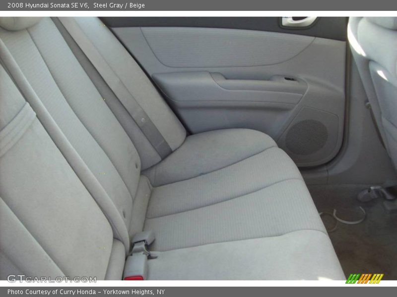 Steel Gray / Beige 2008 Hyundai Sonata SE V6