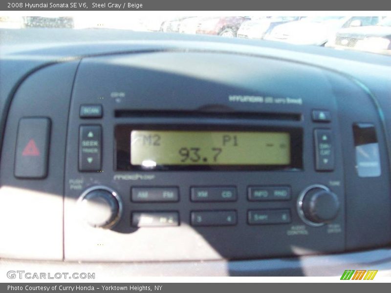Steel Gray / Beige 2008 Hyundai Sonata SE V6