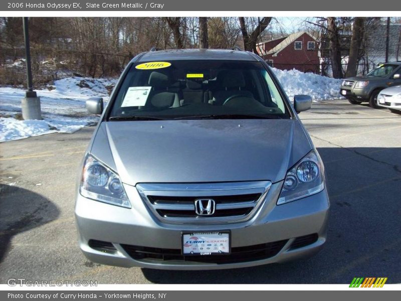 Slate Green Metallic / Gray 2006 Honda Odyssey EX