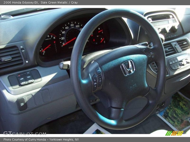Slate Green Metallic / Gray 2006 Honda Odyssey EX