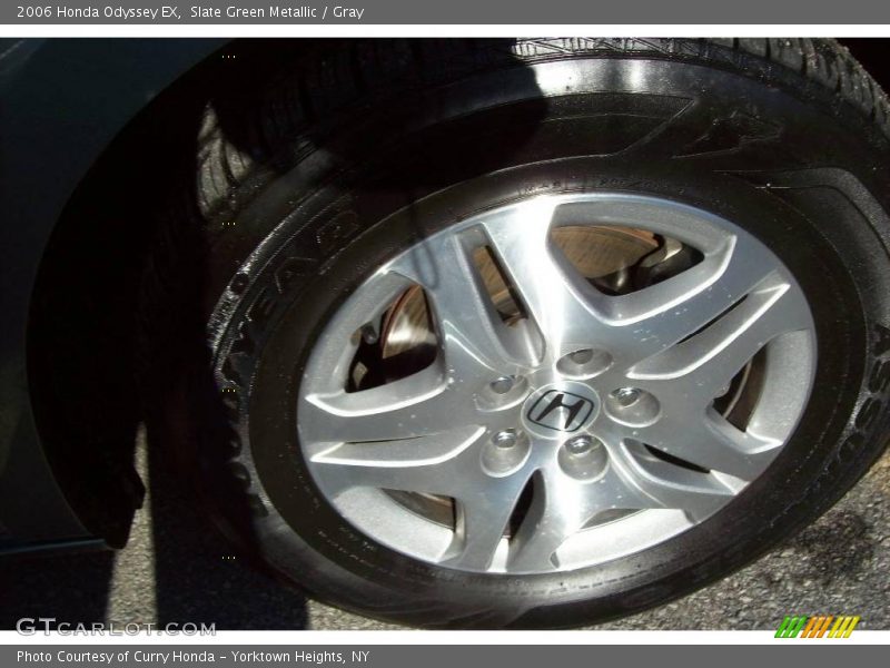 Slate Green Metallic / Gray 2006 Honda Odyssey EX