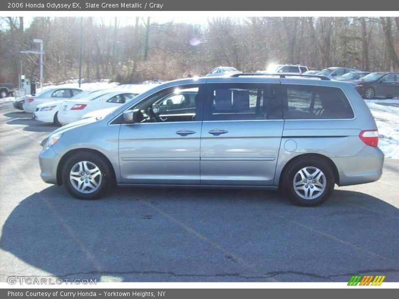 Slate Green Metallic / Gray 2006 Honda Odyssey EX