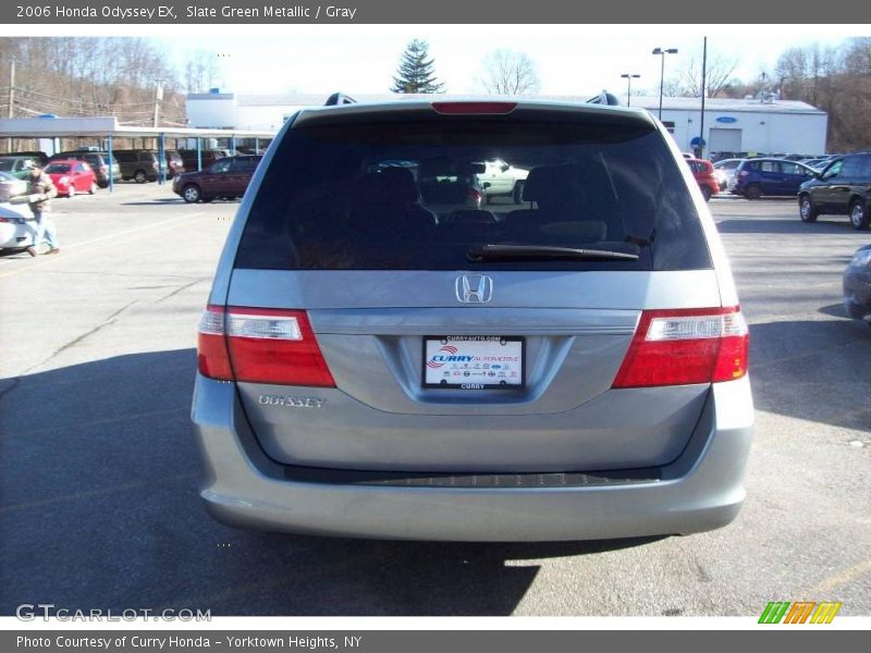 Slate Green Metallic / Gray 2006 Honda Odyssey EX