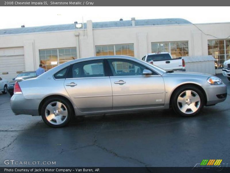 Silverstone Metallic / Gray 2008 Chevrolet Impala SS