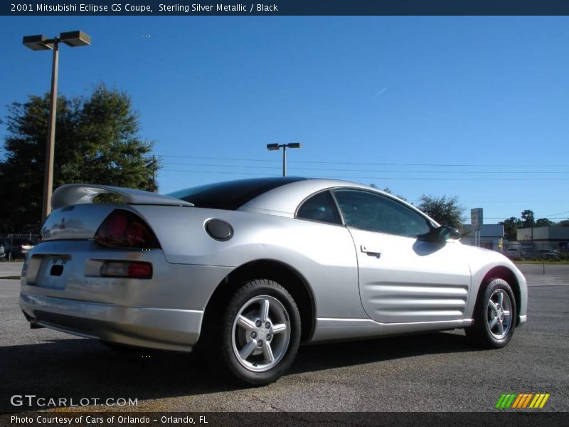 Sterling Silver Metallic / Black 2001 Mitsubishi Eclipse GS Coupe