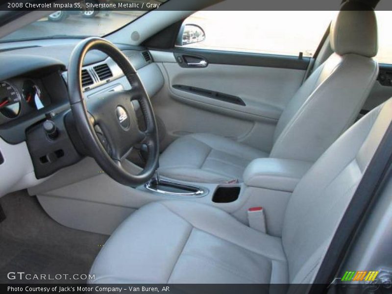 Silverstone Metallic / Gray 2008 Chevrolet Impala SS