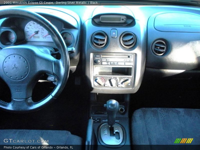 Sterling Silver Metallic / Black 2001 Mitsubishi Eclipse GS Coupe