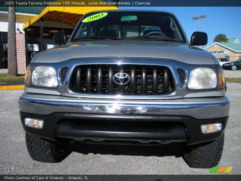 Lunar Mist Silver Metallic / Charcoal 2003 Toyota Tacoma PreRunner TRD Xtracab