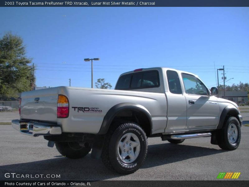 Lunar Mist Silver Metallic / Charcoal 2003 Toyota Tacoma PreRunner TRD Xtracab