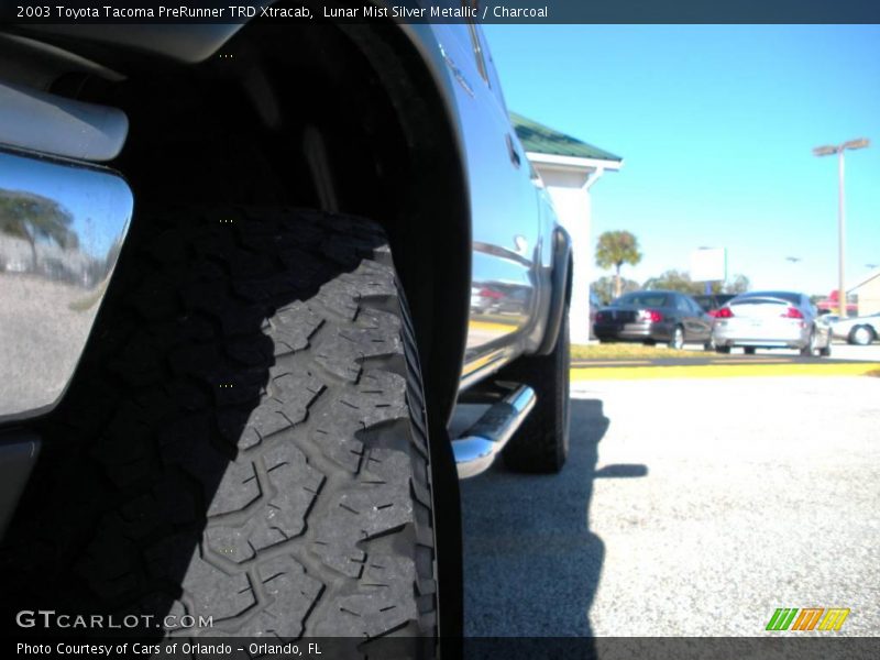 Lunar Mist Silver Metallic / Charcoal 2003 Toyota Tacoma PreRunner TRD Xtracab