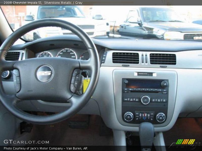 Silverstone Metallic / Gray 2008 Chevrolet Impala SS