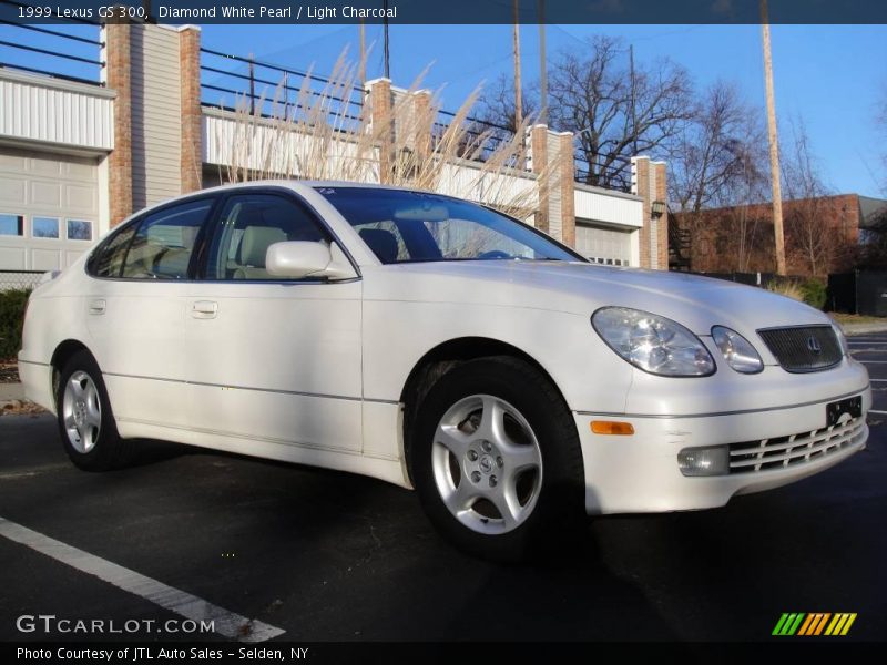 Diamond White Pearl / Light Charcoal 1999 Lexus GS 300
