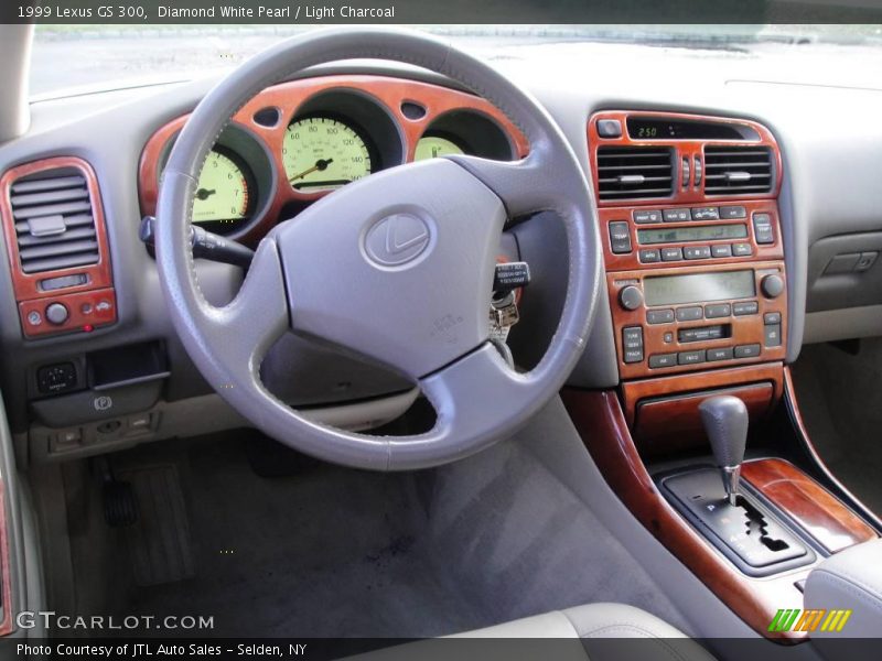 Diamond White Pearl / Light Charcoal 1999 Lexus GS 300