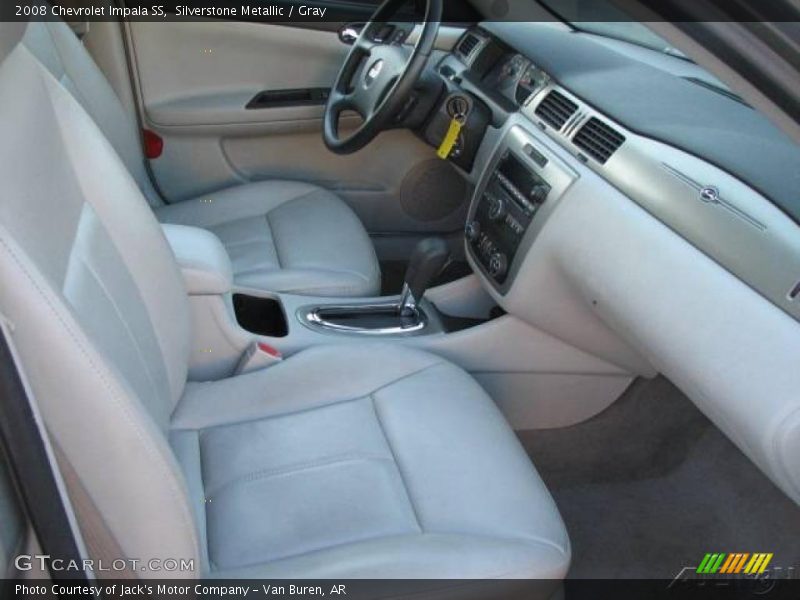 Silverstone Metallic / Gray 2008 Chevrolet Impala SS