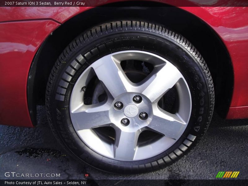 Berry Red / Gray 2007 Saturn ION 3 Sedan