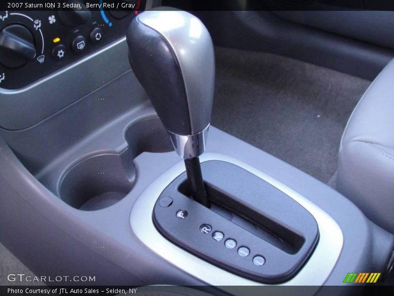 Berry Red / Gray 2007 Saturn ION 3 Sedan