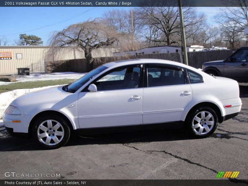 Candy White / Beige 2001 Volkswagen Passat GLX V6 4Motion Sedan