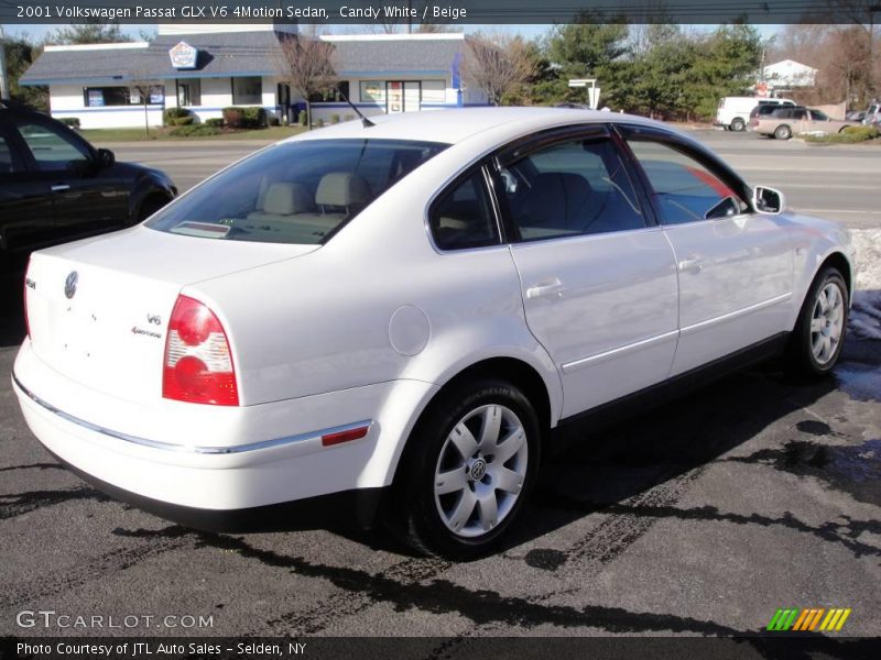 Candy White / Beige 2001 Volkswagen Passat GLX V6 4Motion Sedan
