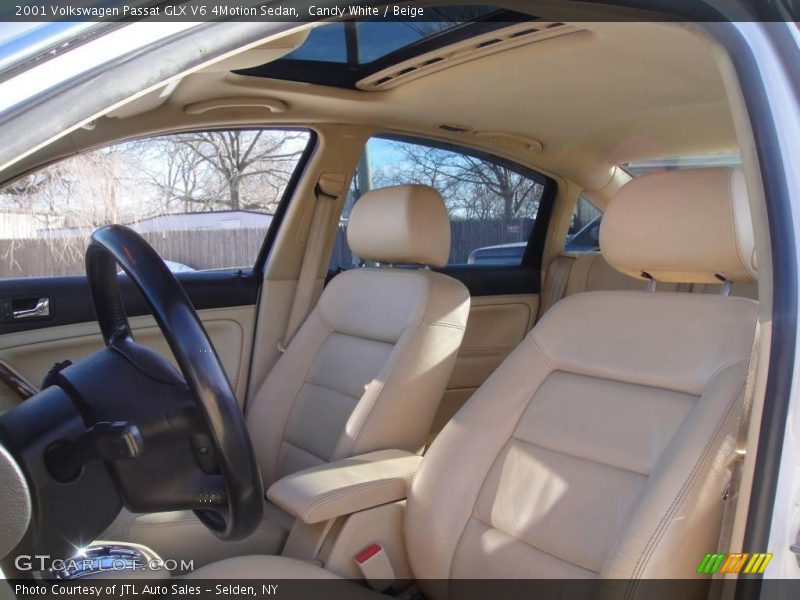 Candy White / Beige 2001 Volkswagen Passat GLX V6 4Motion Sedan
