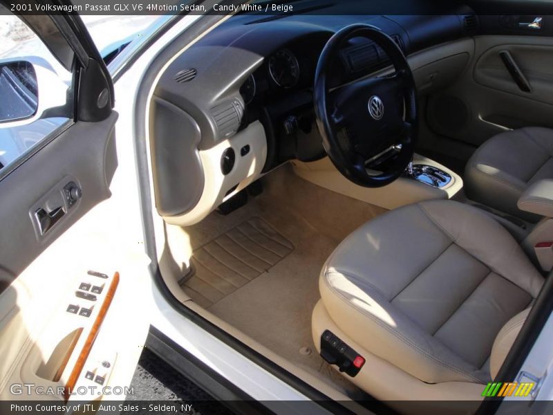 Candy White / Beige 2001 Volkswagen Passat GLX V6 4Motion Sedan