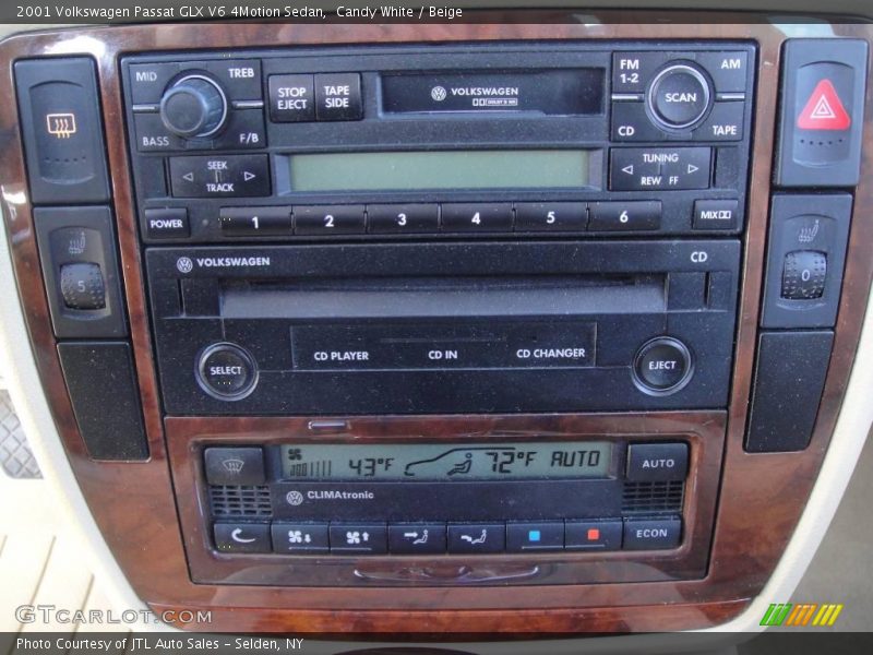 Candy White / Beige 2001 Volkswagen Passat GLX V6 4Motion Sedan