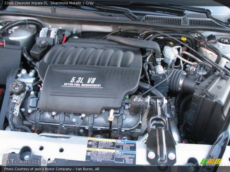 Silverstone Metallic / Gray 2008 Chevrolet Impala SS