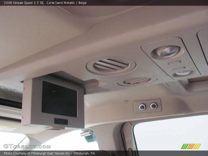 Coral Sand Metallic / Beige 2006 Nissan Quest 3.5 SE