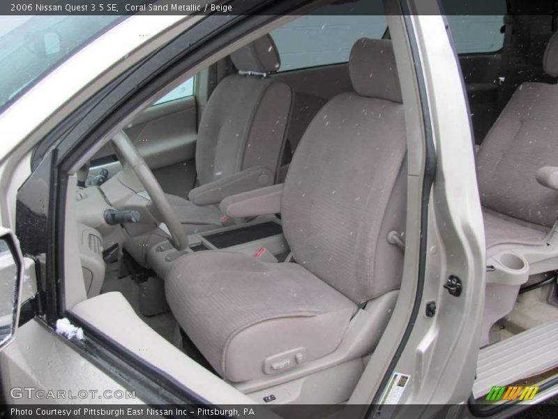 Coral Sand Metallic / Beige 2006 Nissan Quest 3.5 SE