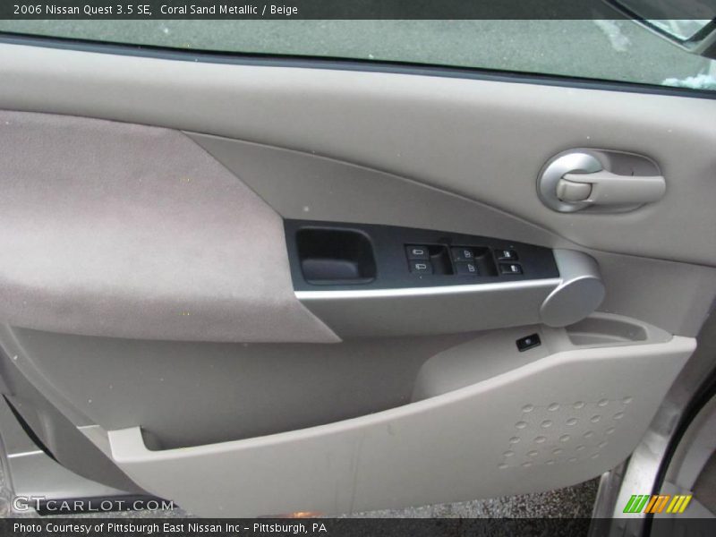 Coral Sand Metallic / Beige 2006 Nissan Quest 3.5 SE