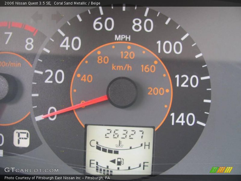 Coral Sand Metallic / Beige 2006 Nissan Quest 3.5 SE