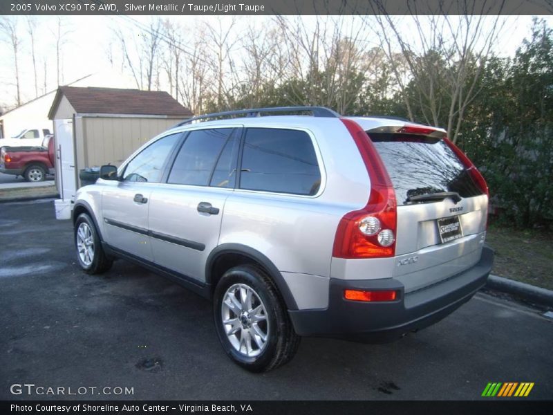 Silver Metallic / Taupe/Light Taupe 2005 Volvo XC90 T6 AWD