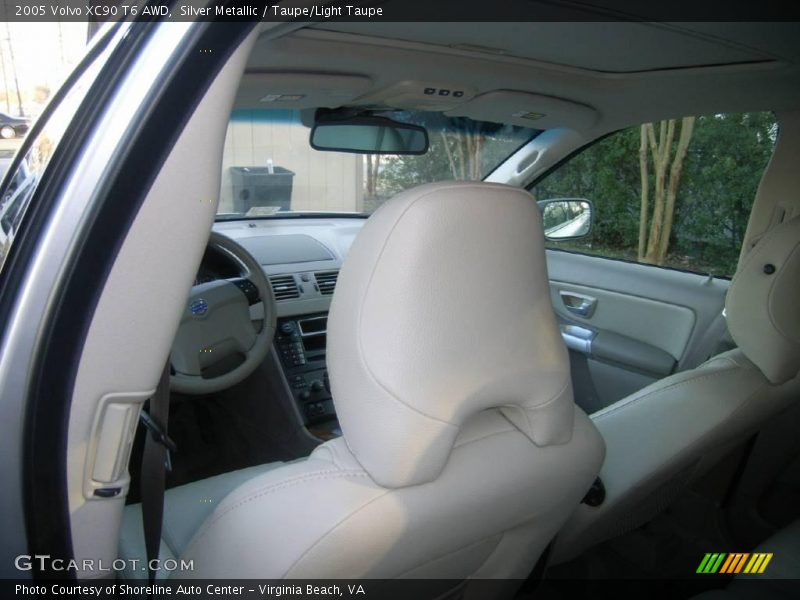 Silver Metallic / Taupe/Light Taupe 2005 Volvo XC90 T6 AWD