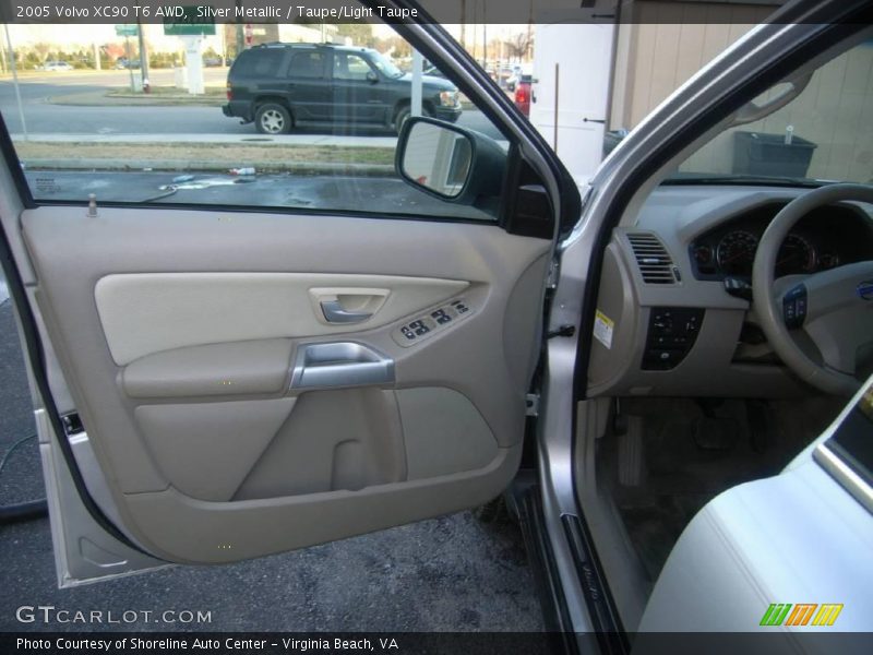 Silver Metallic / Taupe/Light Taupe 2005 Volvo XC90 T6 AWD