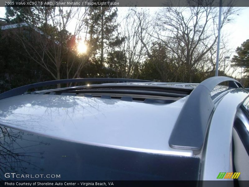 Silver Metallic / Taupe/Light Taupe 2005 Volvo XC90 T6 AWD