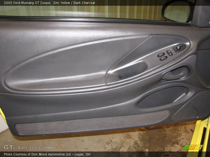Zinc Yellow / Dark Charcoal 2003 Ford Mustang GT Coupe